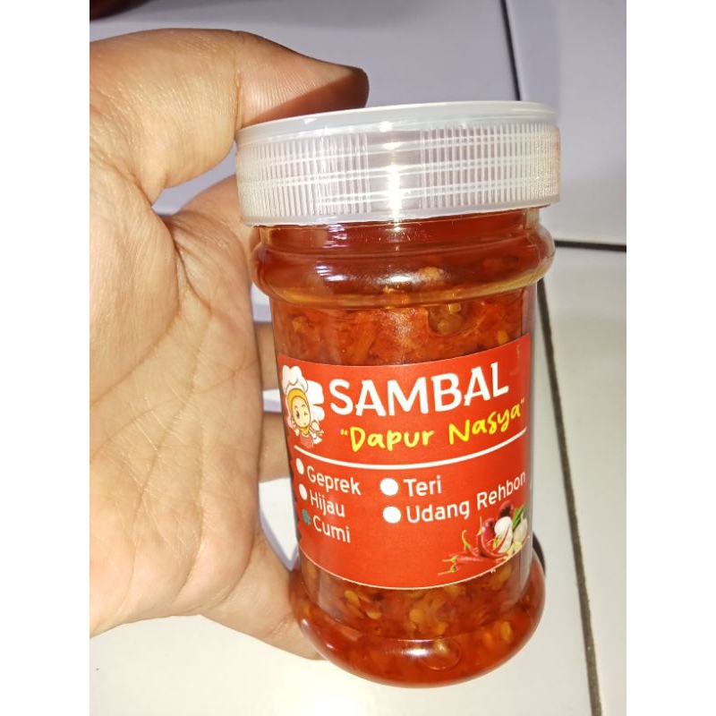 

SAMBAL CUMI DAPUR NASYA(150ML)