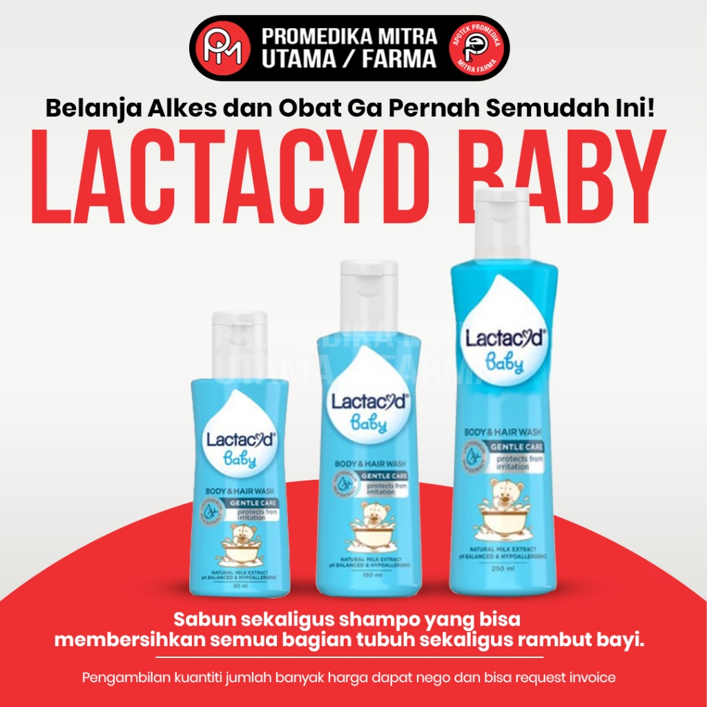 Lactacyd Baby Liquid Soap / Sabun Bayi Antiseptik / Sabun Cair Bayi