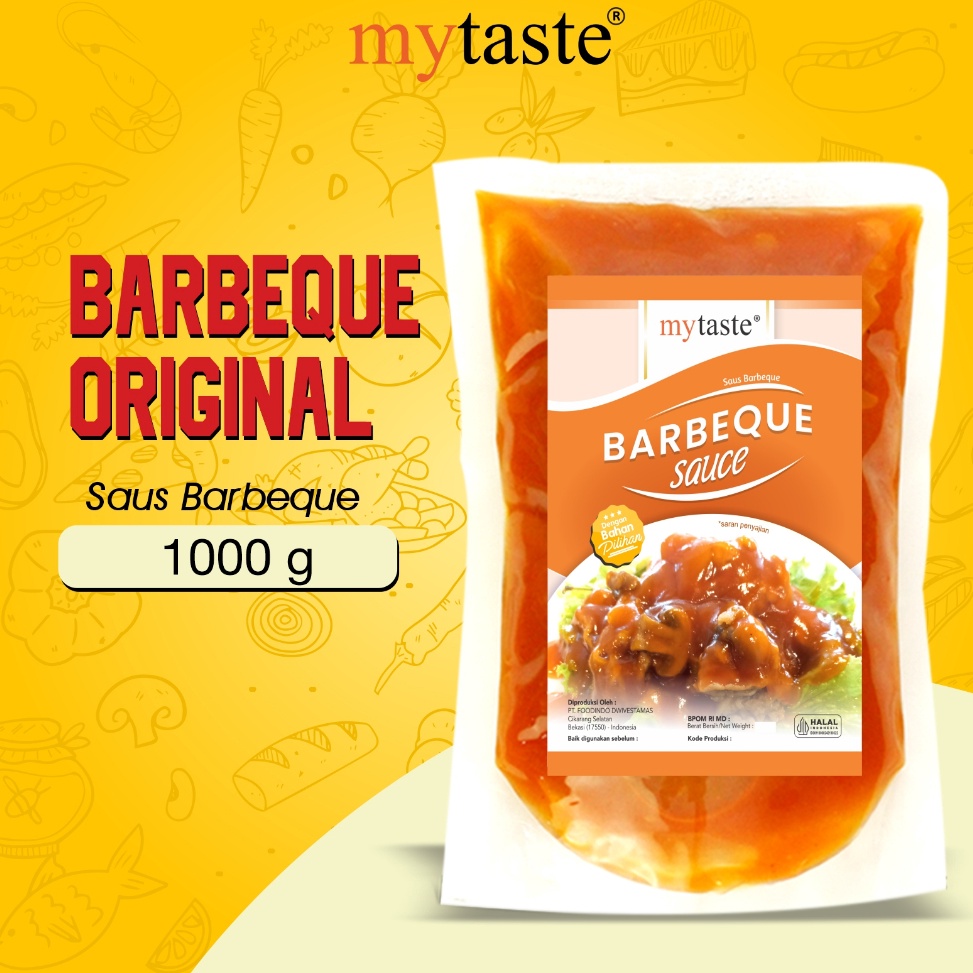 

MY TASTE Barbeque Sauce 1 kg sudah matang tanpa perlu dimasak lagi barbeque original saus