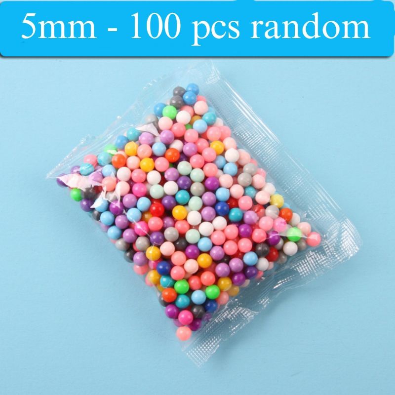 Refill Magic beads 100 pcs warna random DIY