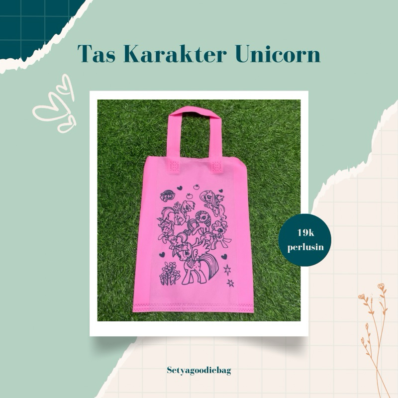 

Tas Karakter Souvenir Unicorn 25x35cm