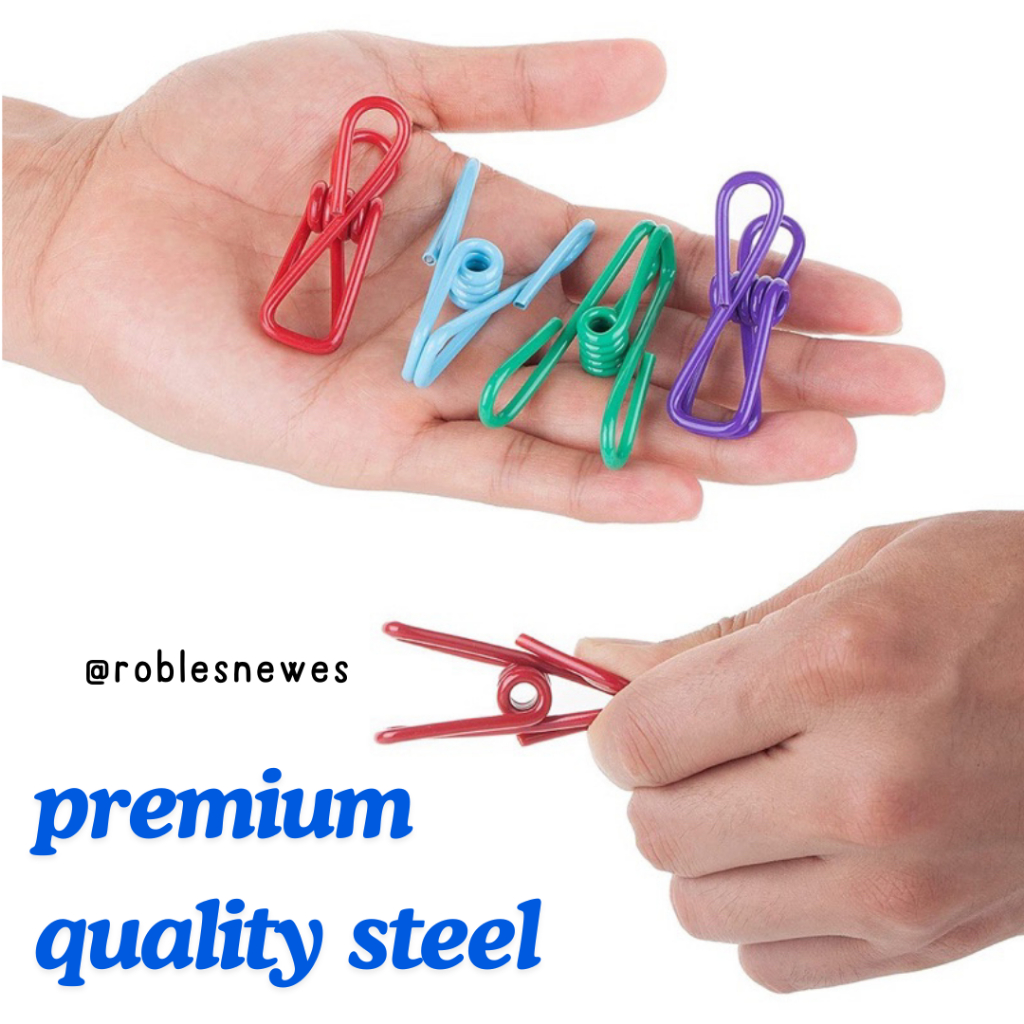 Klip Jepitan Baju Stainless Steel / Klip Jepit Besi Serbaguna / Klip Jepitan ( 10 Pcs )