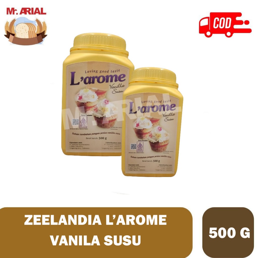 

Larome Vanilla Milk Powder 500 Gr/ Zeelandia L'Arome Vanilla Milk Powder 500 Gr