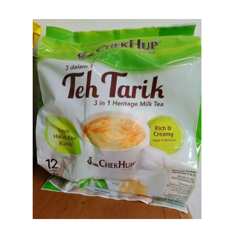 

Chek hup Teh Tarik 3in1 Malaysia Tea/ Instant Teh Tarik 15s 600g