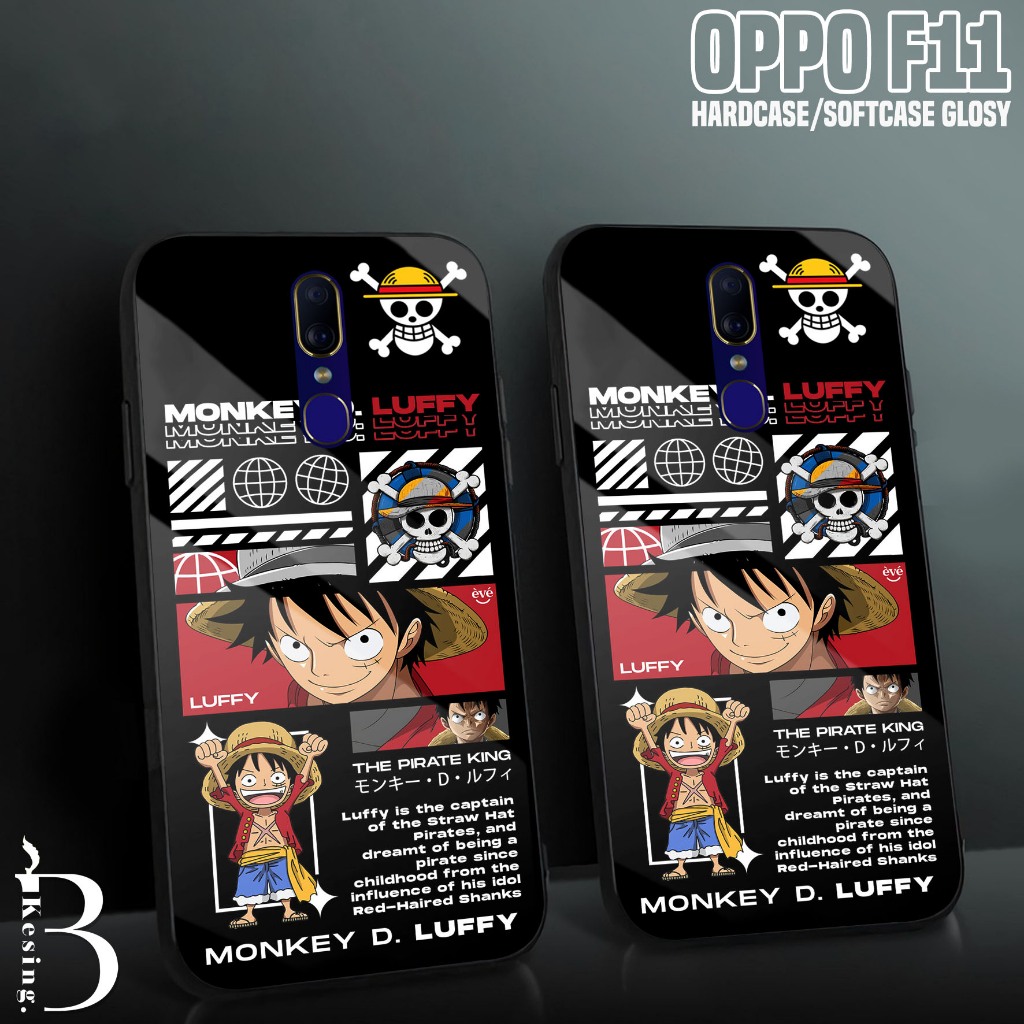 Case OPPO F11 - Casing Hp OPPO F11 Motif ONE PIECE - Silikon Hp OPPO F11 - Kesing Hp - Softcase Kaca