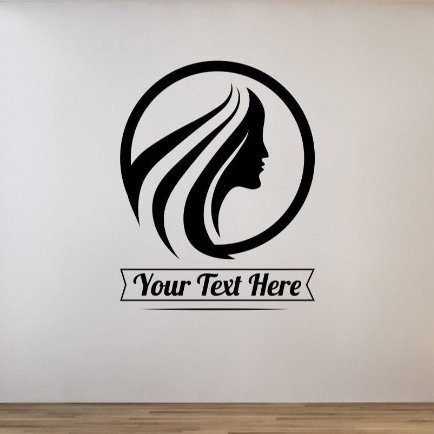 STIKER SALON KECANTIKAN Stiker dinding dan kaca beauty salon termurah