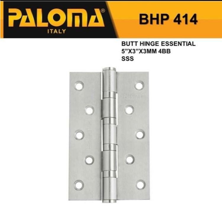 Engsel Pintu Paloma BHP 414 ukuran 5"x3"x3mm Original