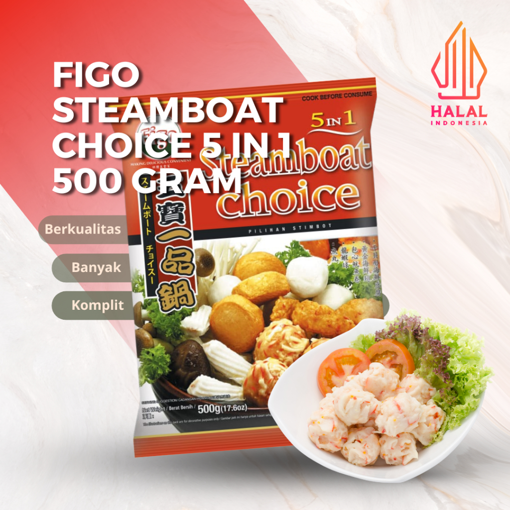 

[GROSIR] FIGO STEAMBOAT CHOICE 5 IN 1 500 GRAM