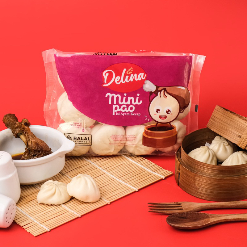 

BAKPAU MINI Delina dengan 3 farian rasa Ayam Kecap,Coklat,Ayam Rendang