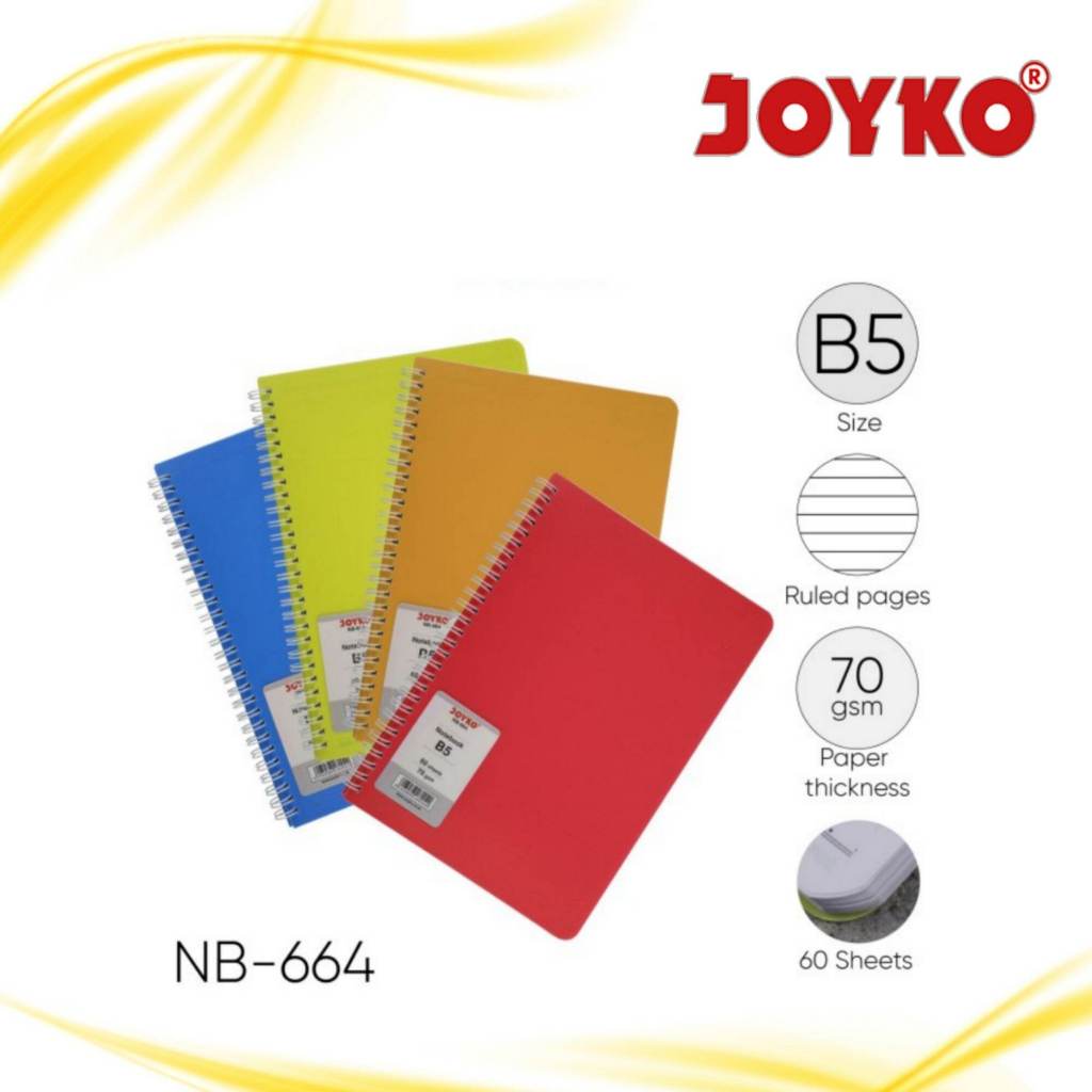 

Notebook Joyko B5 NB-664 / Ring Note / Buku Spiral / Note Spiral