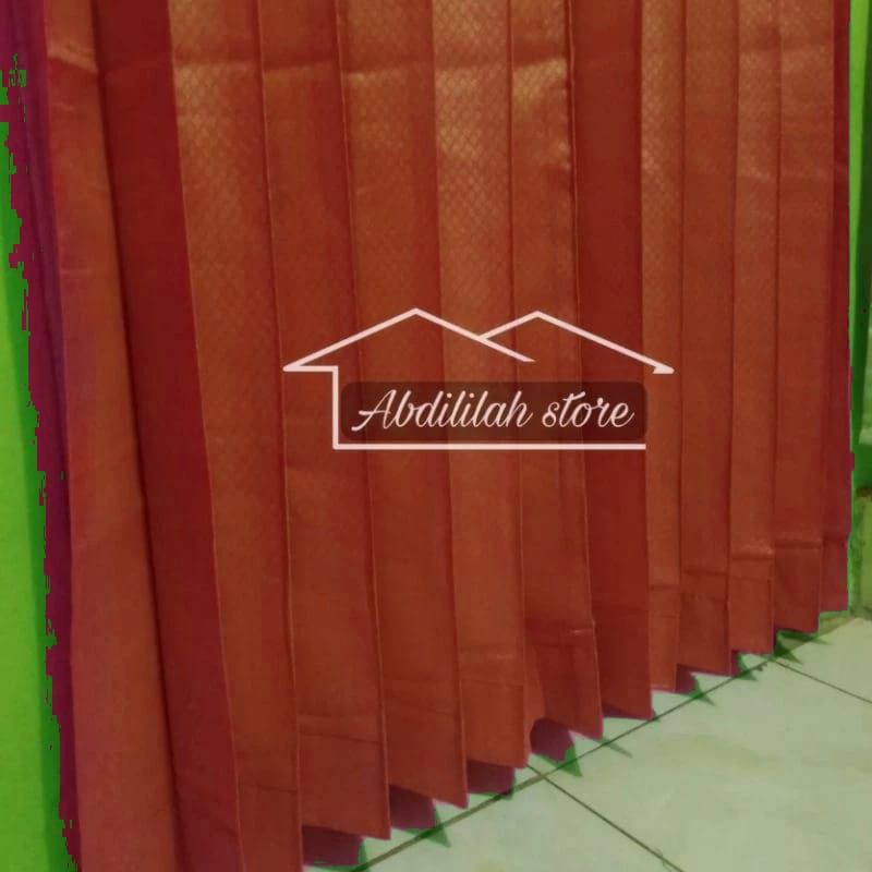 Gorden Jendela Lebar 250 Gorden Panjang Gorden Pintu Gordyn Jendela Gorden Eat Ruangan Gorden