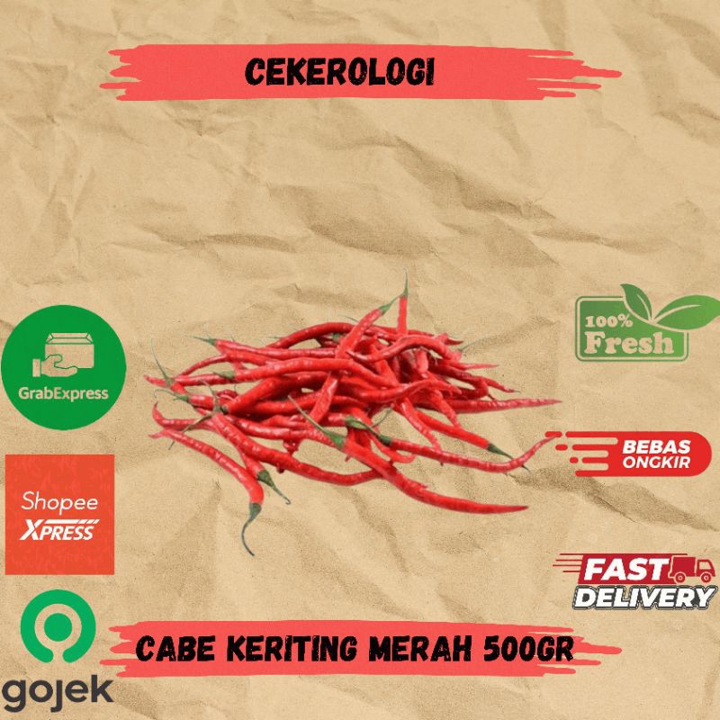 

Cabe Keriting Merah 500gr / Cabe Keriting Merah / Cabe Keriting Merah Fresh Berkualitas / Cabe / Cabai / Sayur Segar / Sayuran / Sayur