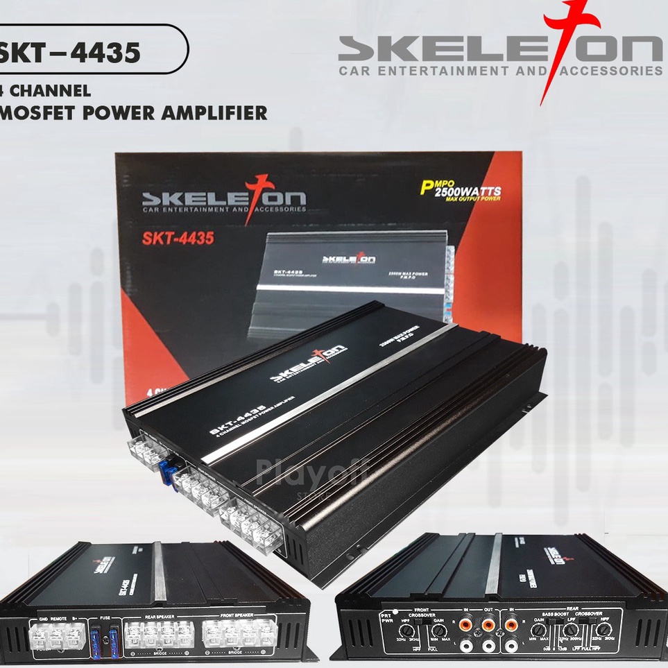 KODE H3K Power Amplifier 4 Channel Skeleton SKT4435