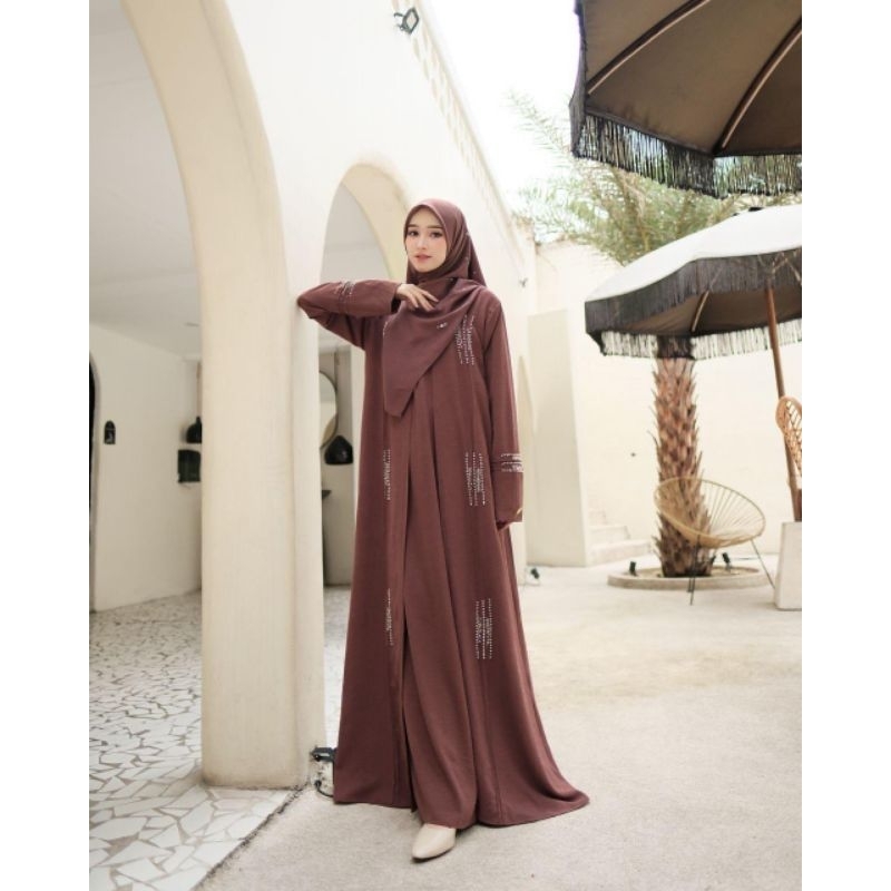 READYSTOCK‼️ Noor Abaya by Kazami - Noor Abaya - Abaya Kazami - Kazami Store - Abaya Crinkle - Abaya