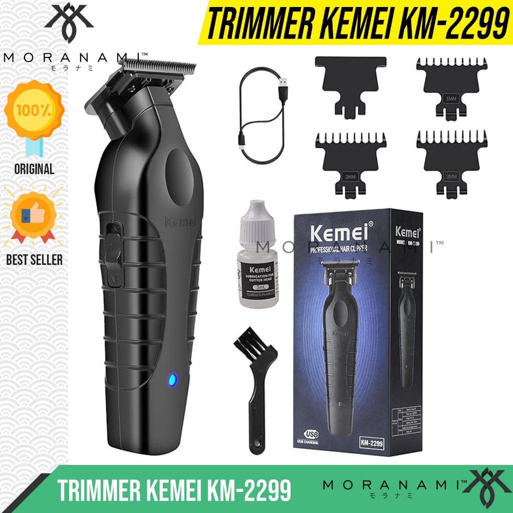 KEMEI 2299 Trimmer Alat Cukur Rambut Mesin Cukur Rambut Kemei