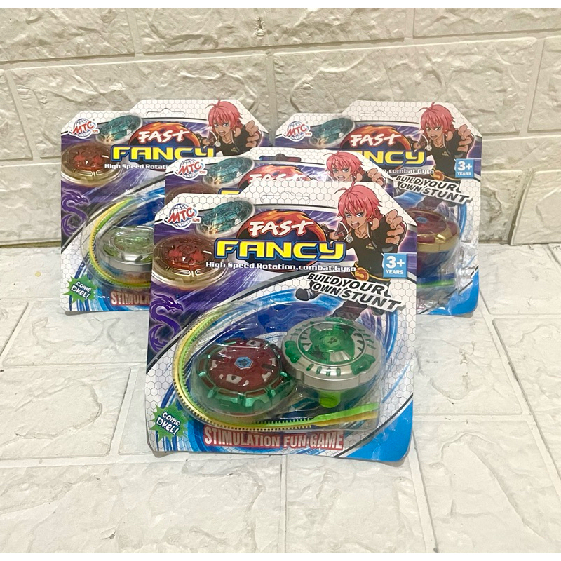 Mainan Anak Gasing beyblade gangsing fancy isi 2