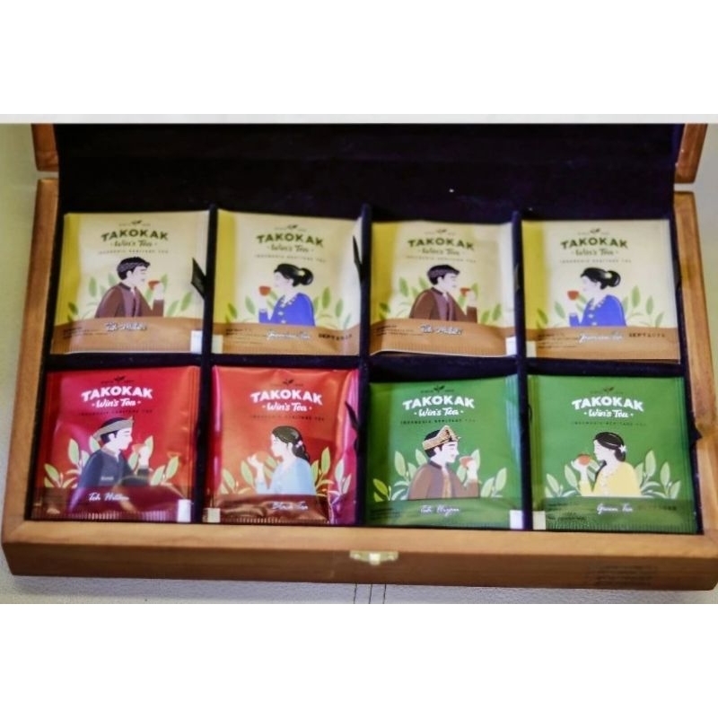 

Takokak Wins Tea all variant black tea green tea jasmine tea teh hitam teh hijau teh melati sachet tea bag teh takokak semua varian per bungkus eceran