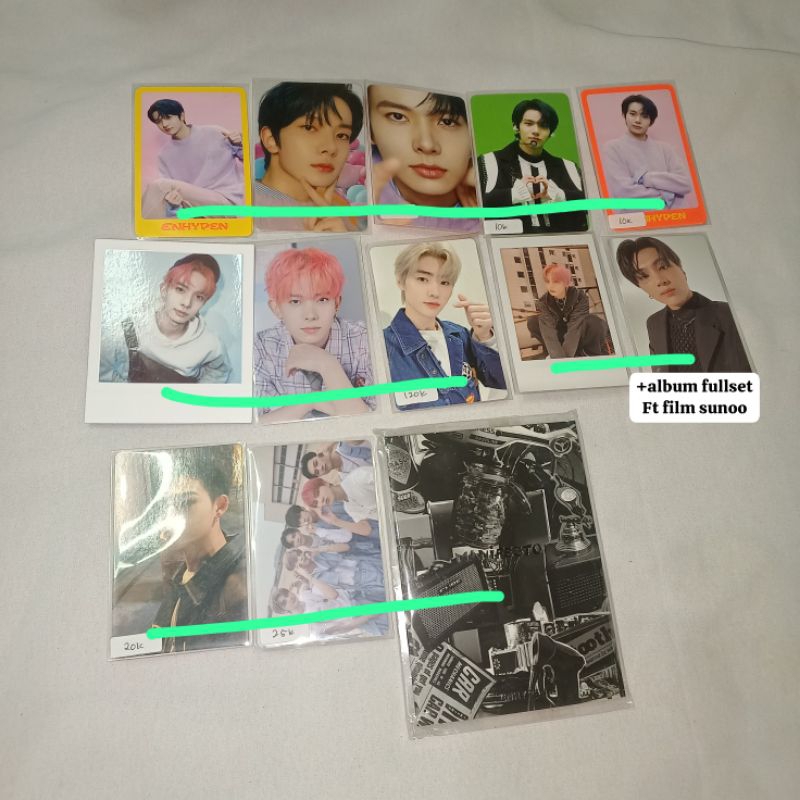 Ehnypen Photocard | Dicon Heeseung, Gguggu sunghoon, answer jay sunoo, weverse ver Ni-Ki Manifesto