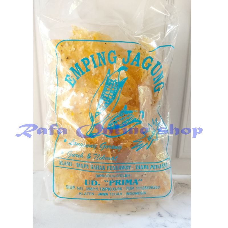 

Emping / Keripik Jagung Mentah 140 gram