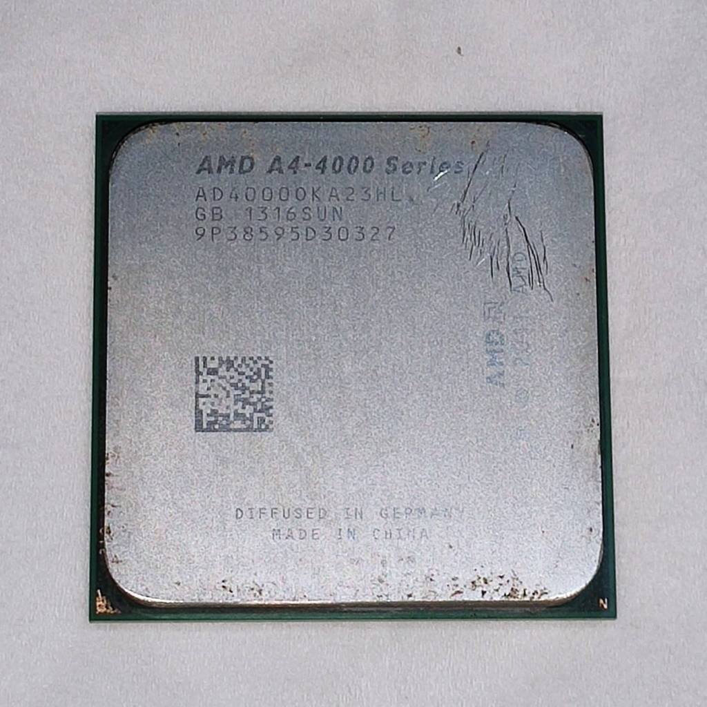 Prosesor Cpu AMD A4 4000 Socket FM2 FM2+ Normal Tested