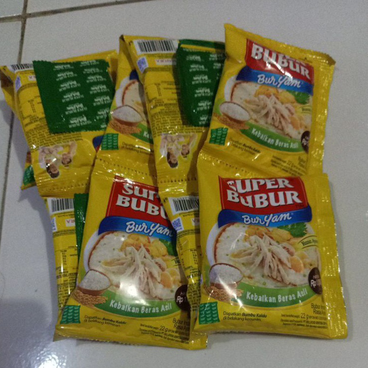 

Cepaat super bubur ayam renteng 1 sachet