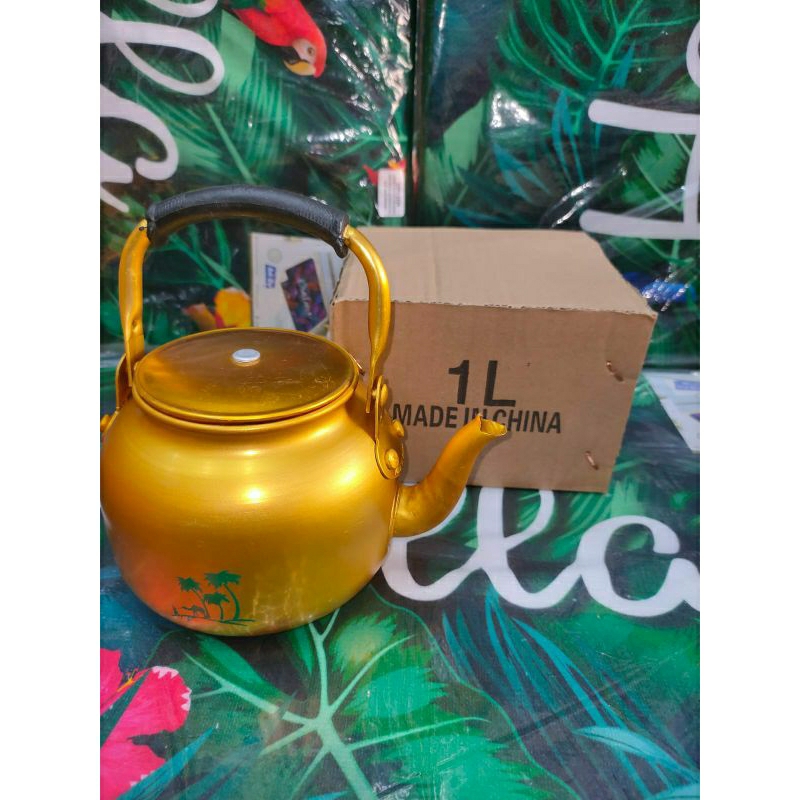 Teko Arabia Ceret Kuning Nomuri Cap Unta Souvenir Haji Umroh