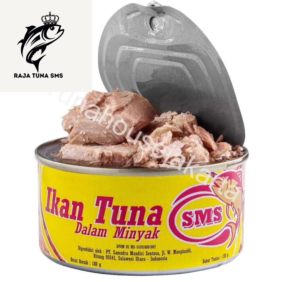 

ShareNow Tuna chunk dalam minyak 18gr tuna kaleng SMS