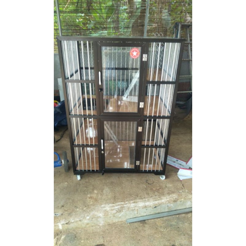 kandang kucing alumunium
