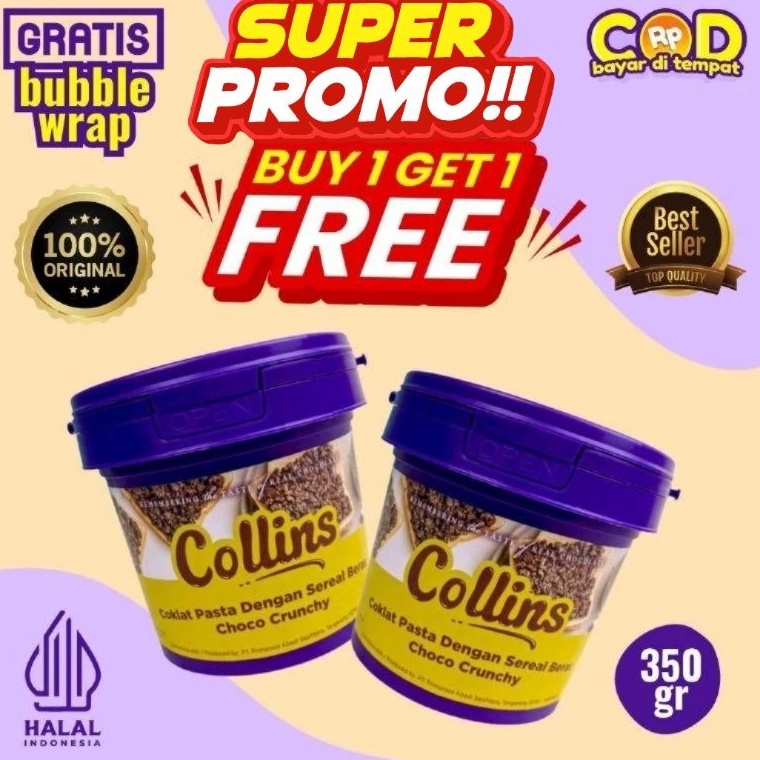 

Klik Pesan PROMO AMBYAR BUY 1 GET 1 FREE DAPAT 2 BUAH DENGAN HARGA TERMURAH COLLINS CHOCO CRUNCHY ORIGINAL 35 GRAM ASLI HALAL SELAI DIP GLAZE CRISPY RICE MALTS VIRAL HYPE TRENDING TOPPING ROTI KUE CAKE JAJANAN DONAT TERBUL COKLAT TART MANIS ROPANG CHOC