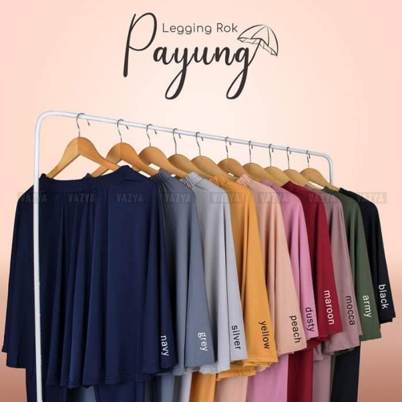 Legging Rok Payung Jumbo-Legging Olahraga Wanita-Legging Rok Dewasa