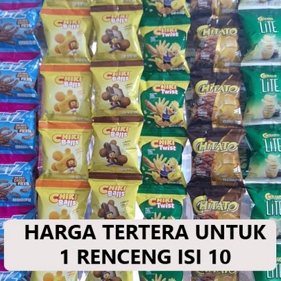 

Kepoin aja SNACK CHITATO CHIKI BALLS POTABEE TARO JETZ SMAX MISTER RENCENG ISI 1