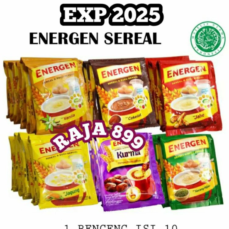 

Good ENERGEN MINUMAN SEREAL RENCENG 1 X 32GR