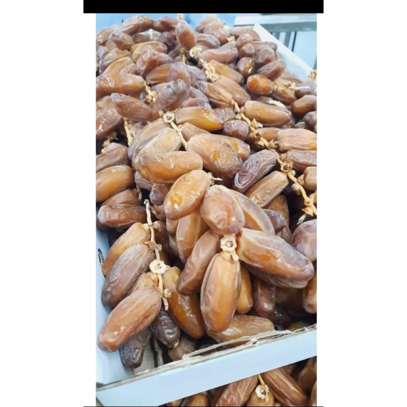 

kurma tangkai palm fruit tunisia oleh oleh mekkah kemasan 1 dus 5 kg