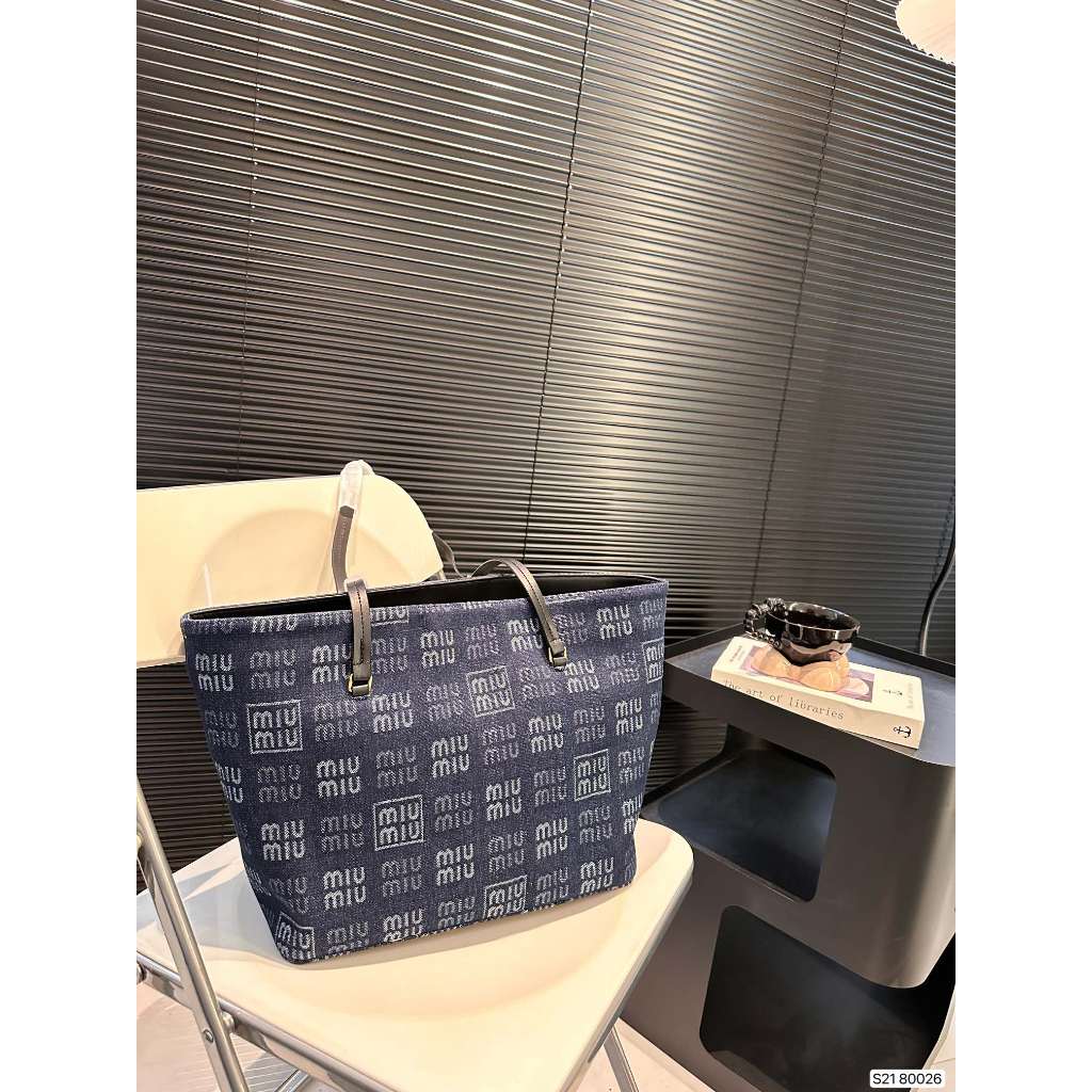 Miu Miu denim tote Tote bag handbag