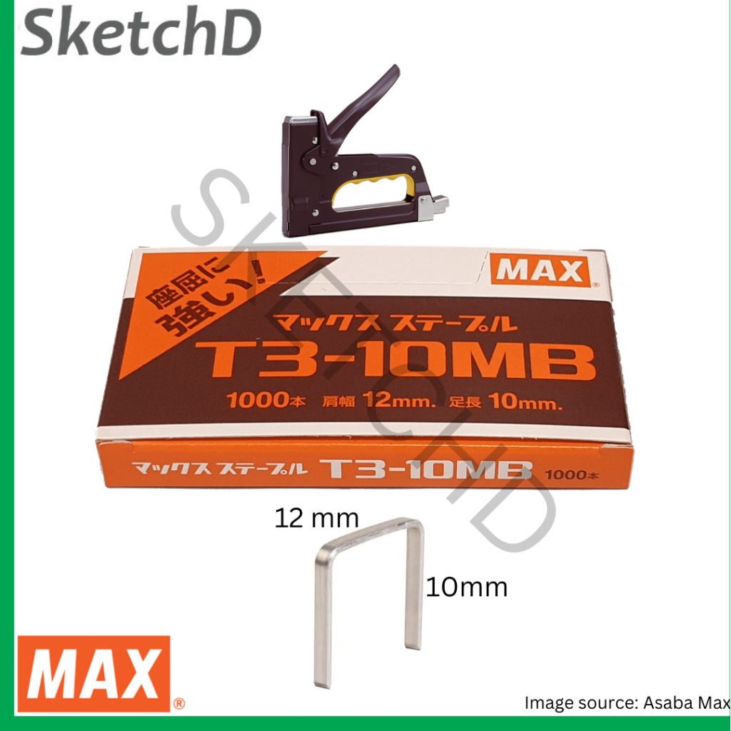 

Isi Staples Guntacker Max T3 10MB Peluru Stapler Heavy Duty