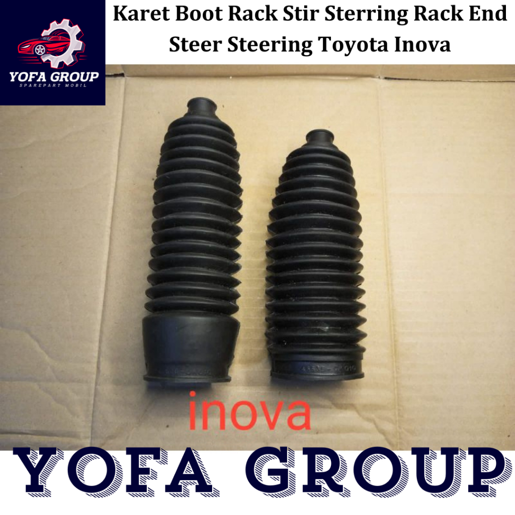 karet BOOT STEERING RACK - BOOT STIR INNOVA HILUX FORTUNER mobil