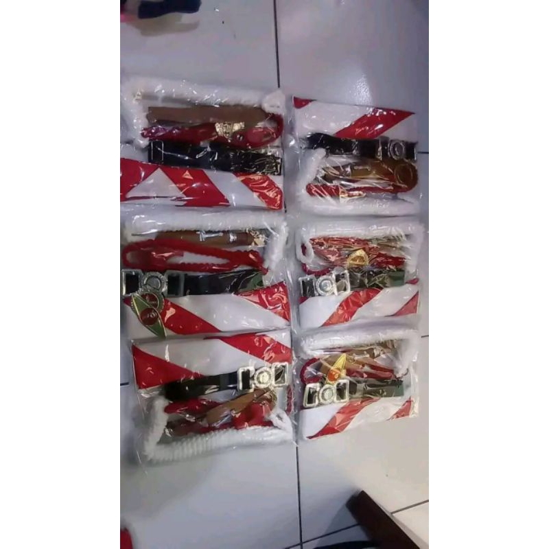 set alat perlengkapan pramuka putra putri /KANSA COLLECTION 3D/ set pramuka komplit siap pakai