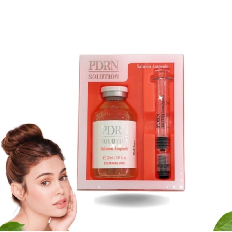 DERMALINE PDRN Solution Salmon DNA 10,000 ppm 35ml Ampoule Anti Aging Flek Pemudar Keriput