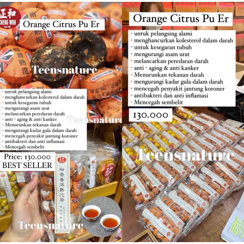 

Discount Orange Citrus Puer PENANG READY STOCK