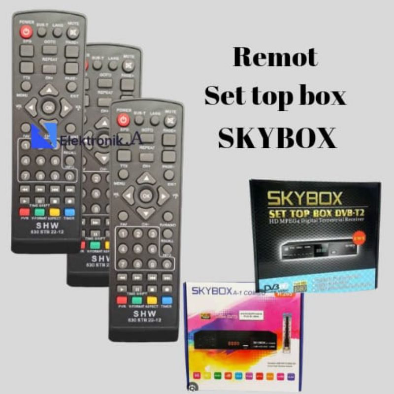 REMOTE STB SKY BOX/REMOT SET TOP BOX SKY BOX REMOT TV