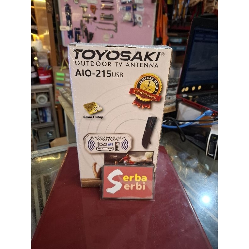(TOYOSAKI) Antena digital outdoor tv+kabel 10mtr