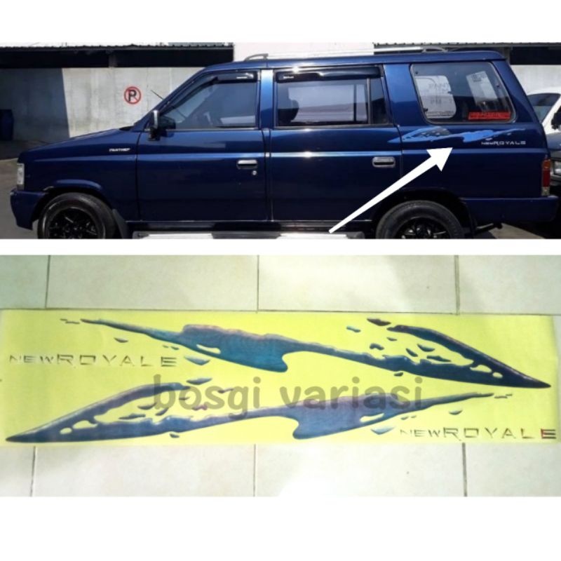 Stiker body Panther royal / sticker isuzu panther new royale / stiker panther royal new / panther
