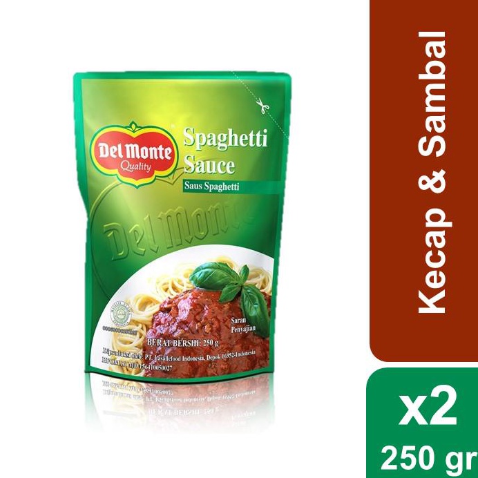 

Super Untung Delmonte Saus Spaghetti Pouch 25 gr x 2 pcs