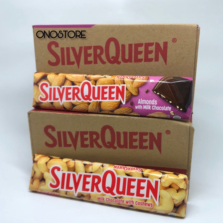 

Elegant Silverqueen Cokelat Almond Cashew 58 Gram