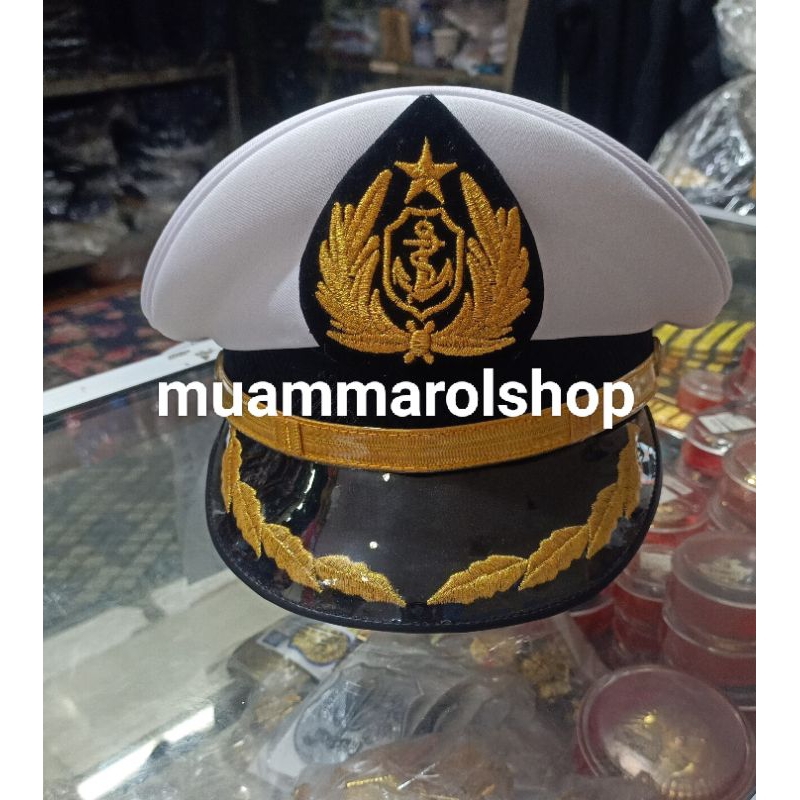 topi pet stip pelayaran/ topi sekolah pelayaran