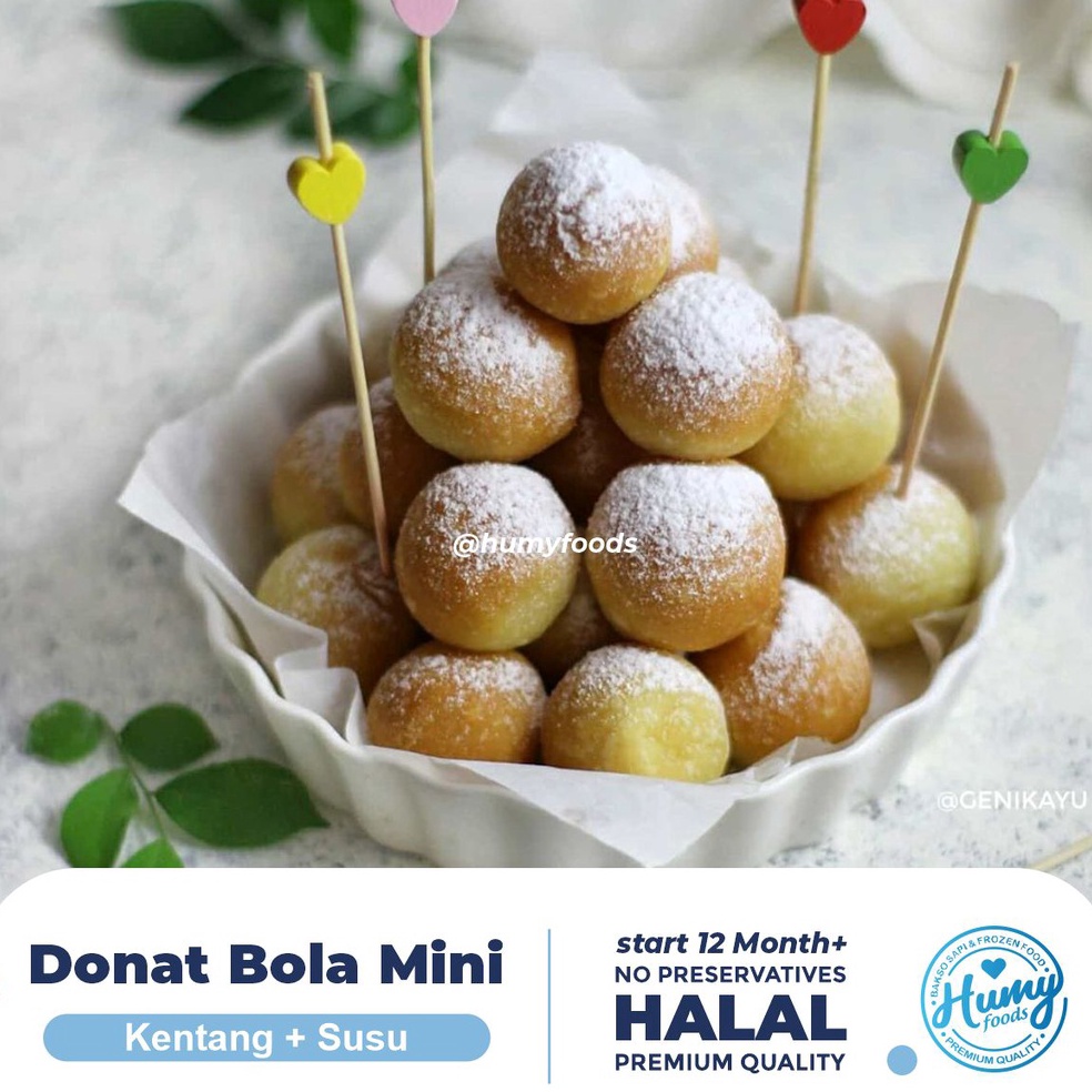 

Sedia Disini DONAT KENTANG SUSU BOLA MINI ISI 4 Homemade