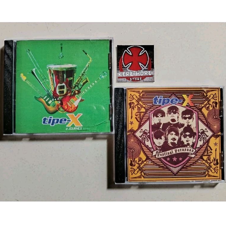 Sepaket CD Tipe X - A Journey & Festival Perasaan.                                                  
