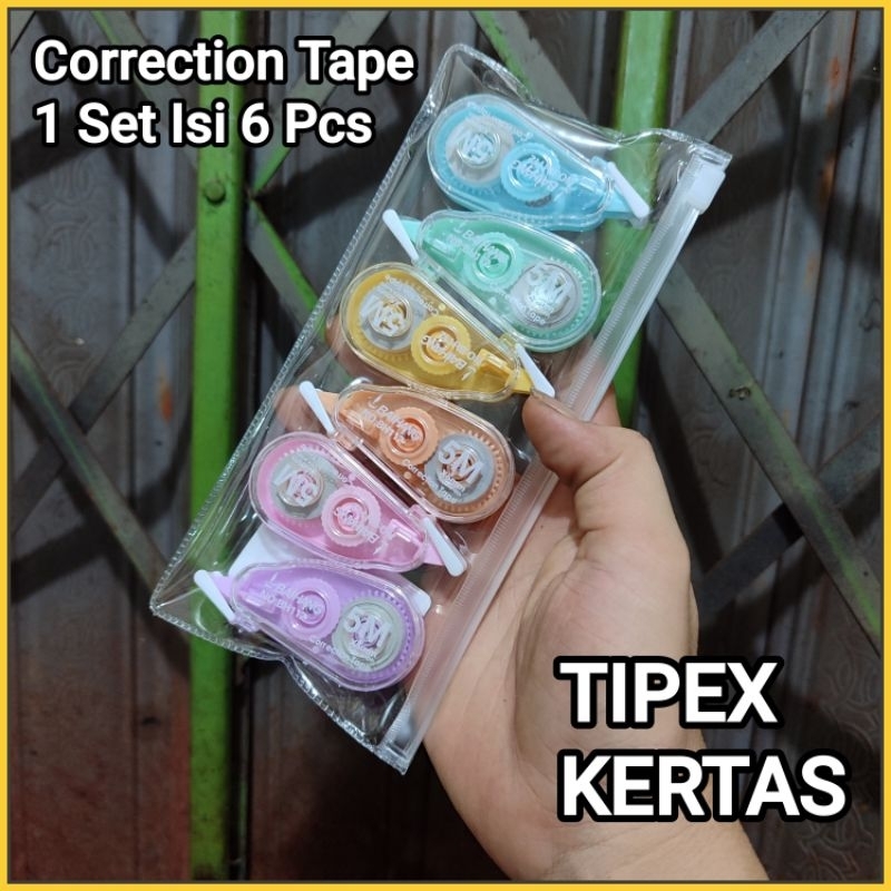 

Tipex Kertas Set Isi 6 & 3 Pcs
