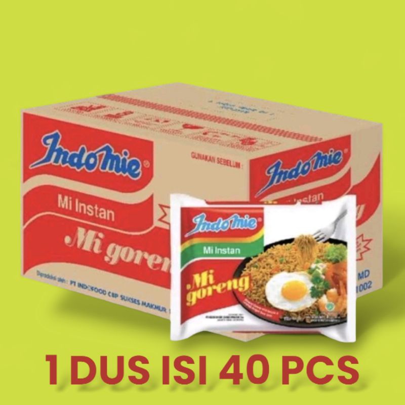 

INDOMIE GORENG 1 DUS ISI 40 PCS