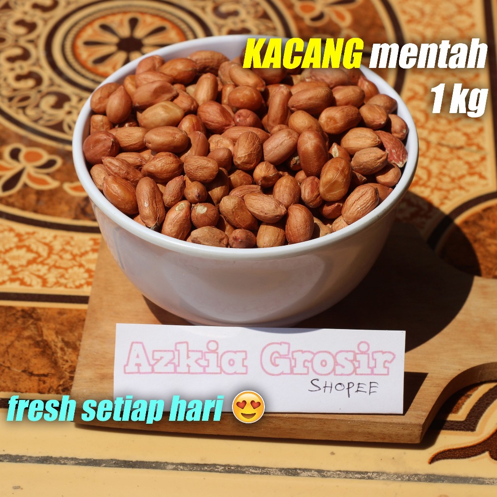 

Kacang Tanah Mentah 1kg (1000 gram) Fresh